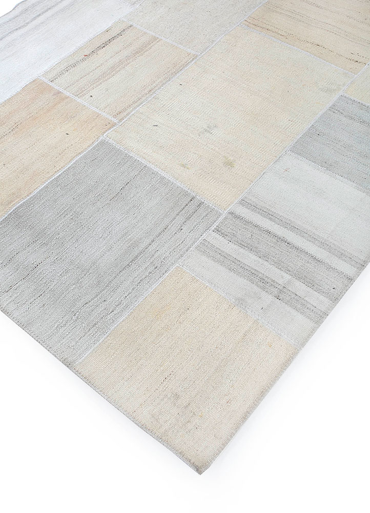 provenance ivory wool hand knotted Rug - FloorShot