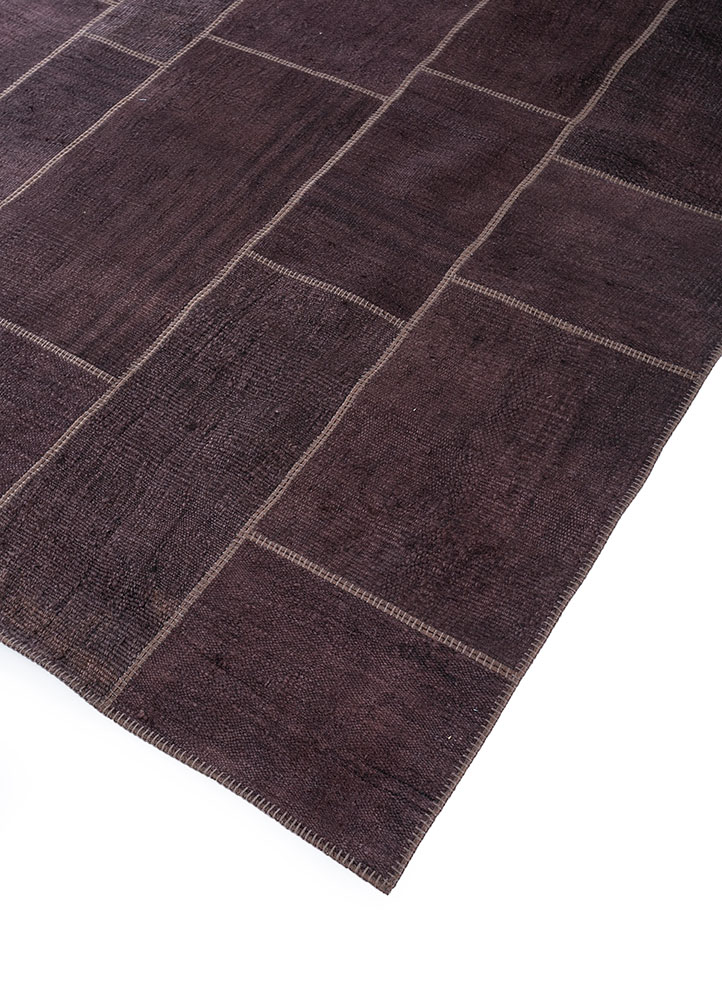 provenance beige and brown wool hand knotted Rug - FloorShot