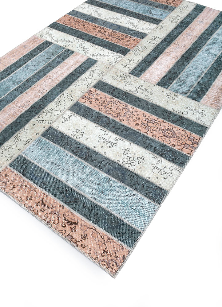 provenance beige and brown wool hand knotted Rug - FloorShot