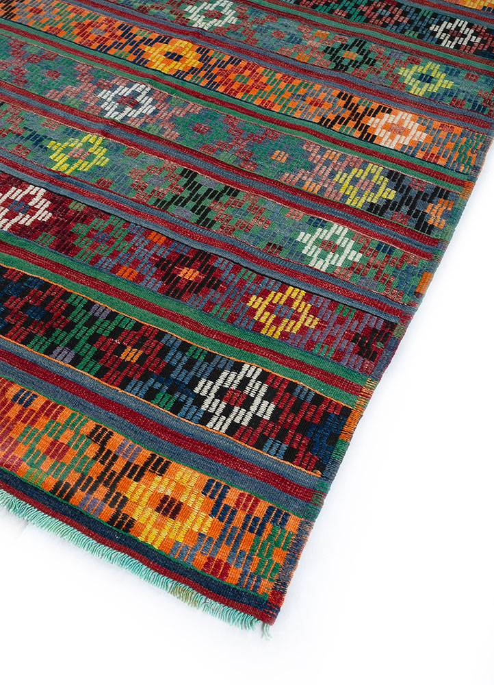 nuray multi wool hand knotted Rug - FloorShot