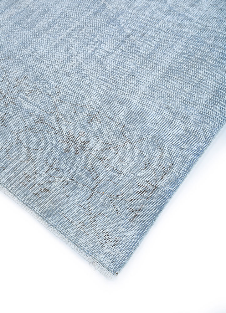 lacuna grey and black wool hand knotted Rug - FloorShot