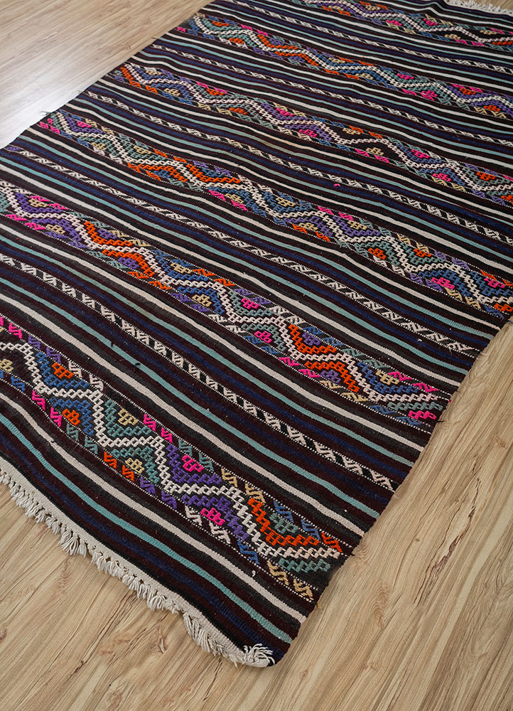 nuray multi wool hand knotted Rug - FloorShot