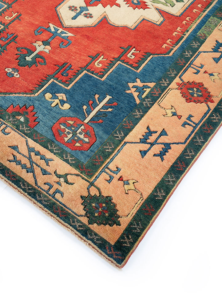 nuray multi wool hand knotted Rug - FloorShot
