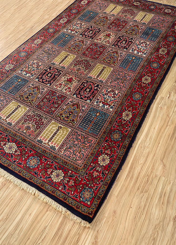 aalam multi wool hand knotted Rug - FloorShot