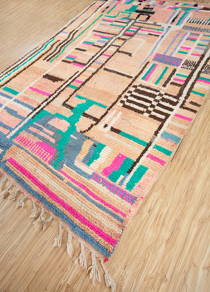 nuray multi wool hand knotted Rug - FloorShot