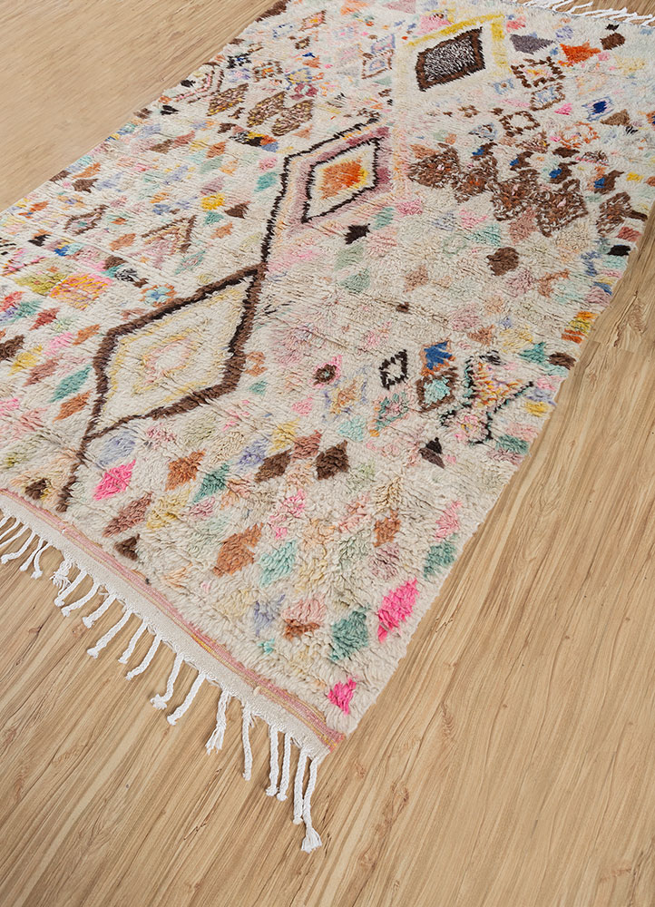 nuray ivory wool hand knotted Rug - FloorShot