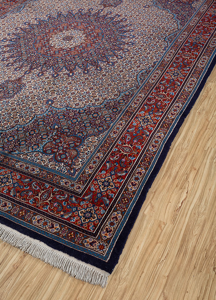 aalam gold wool hand knotted Rug - FloorShot