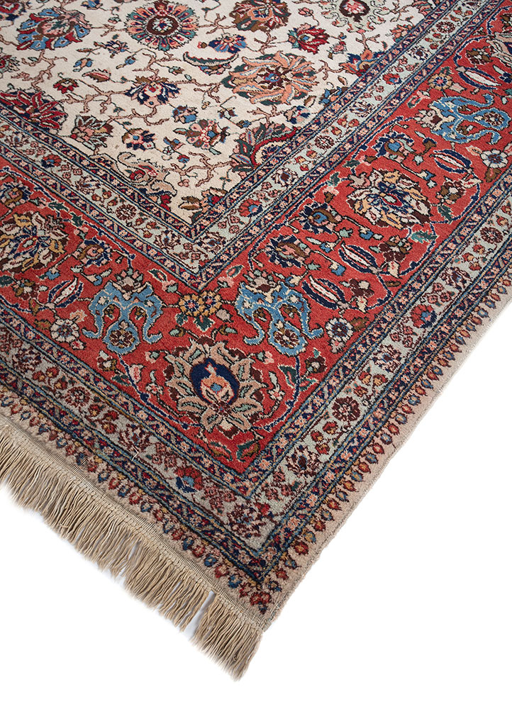 aalam gold wool hand knotted Rug - FloorShot
