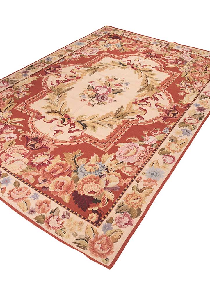 wall art pink and purple wool flat weaves WALL ART & TAPESTRY - FloorShot