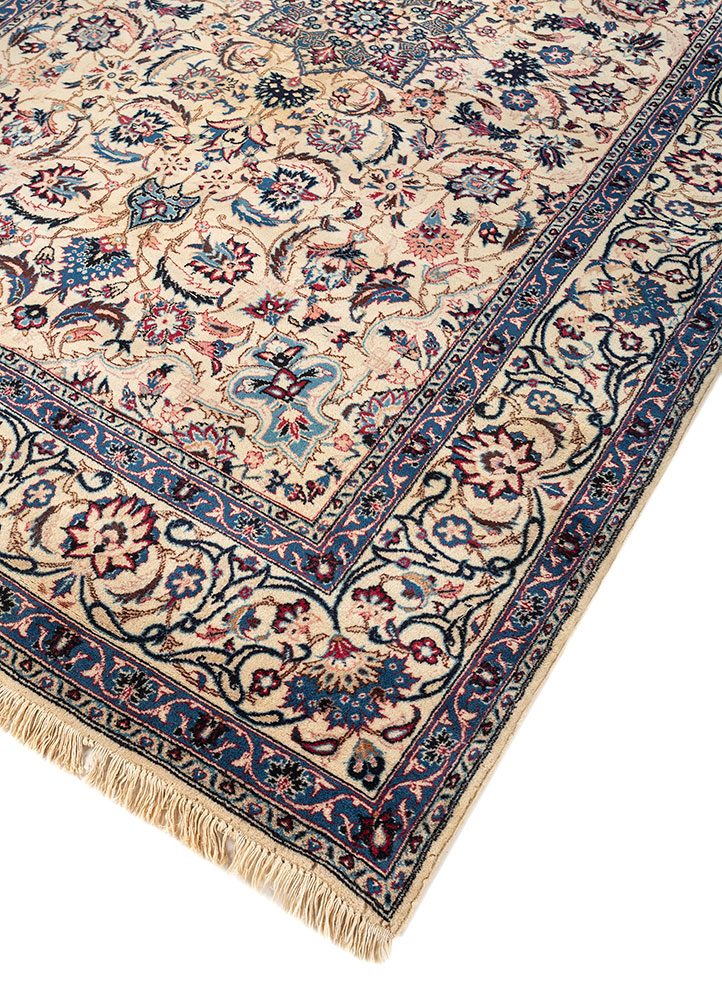 aalam grey and black wool hand knotted Rug - FloorShot