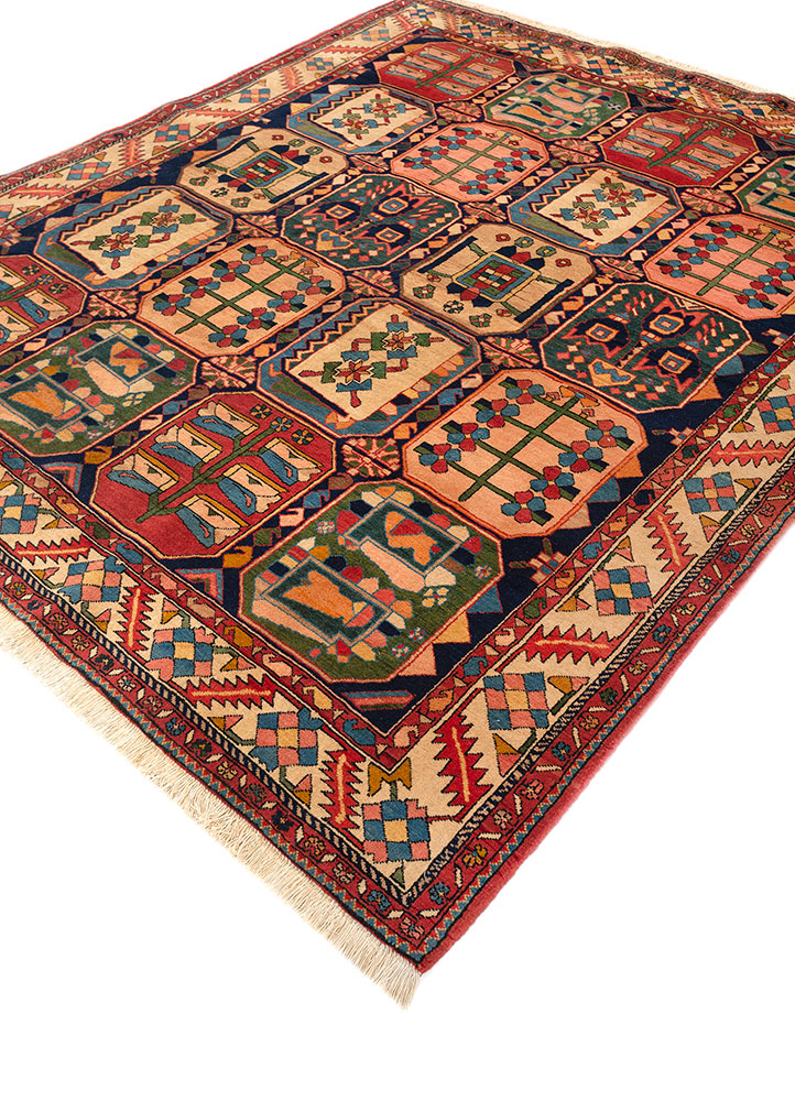nuray gold wool hand knotted Rug - FloorShot