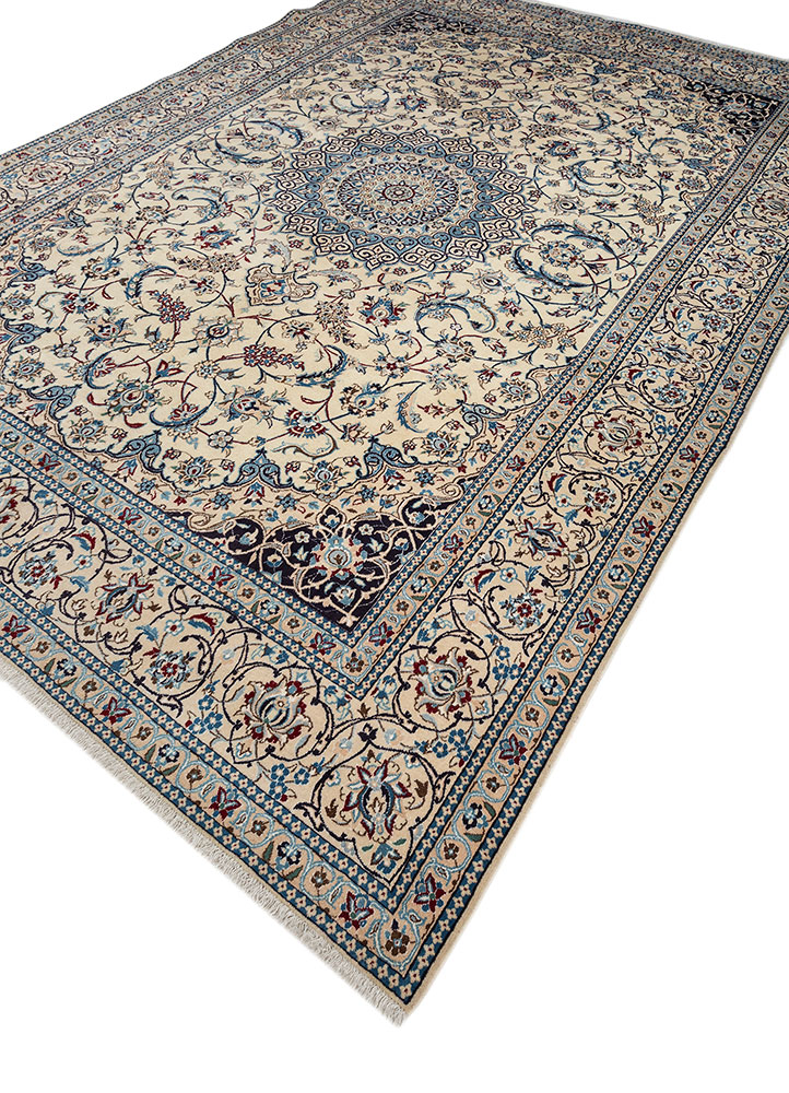 aalam gold wool hand knotted Rug - FloorShot