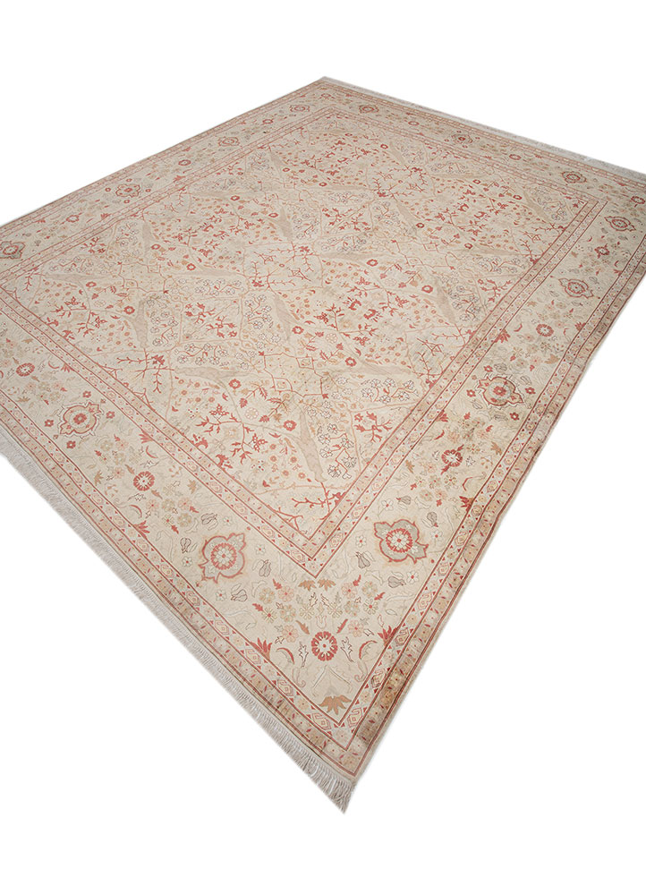 gulmarg gold silk hand knotted Rug - FloorShot