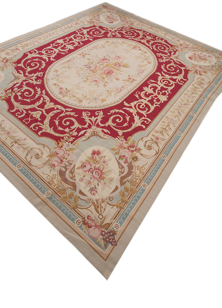 nayaab green wool flat weaves WALL ART & TAPESTRY - FloorShot