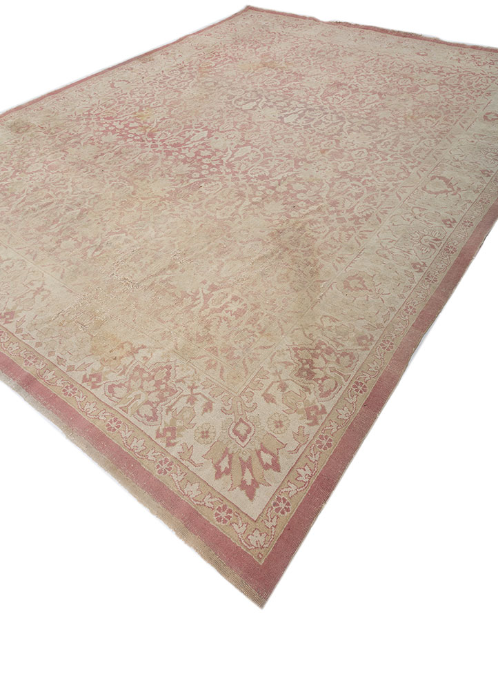 aalam green wool hand knotted Rug - FloorShot