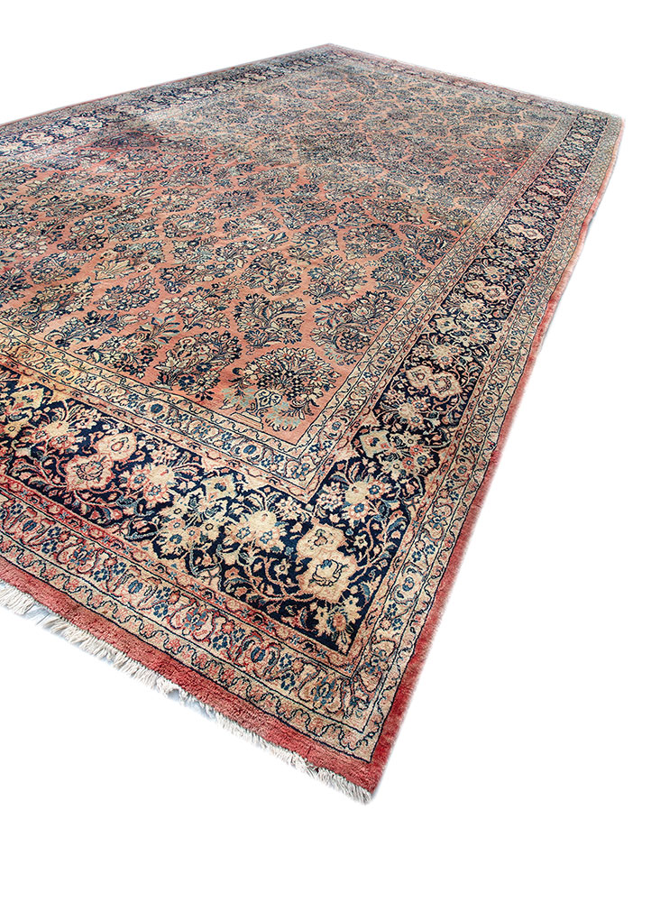 aalam gold wool hand knotted Rug - FloorShot
