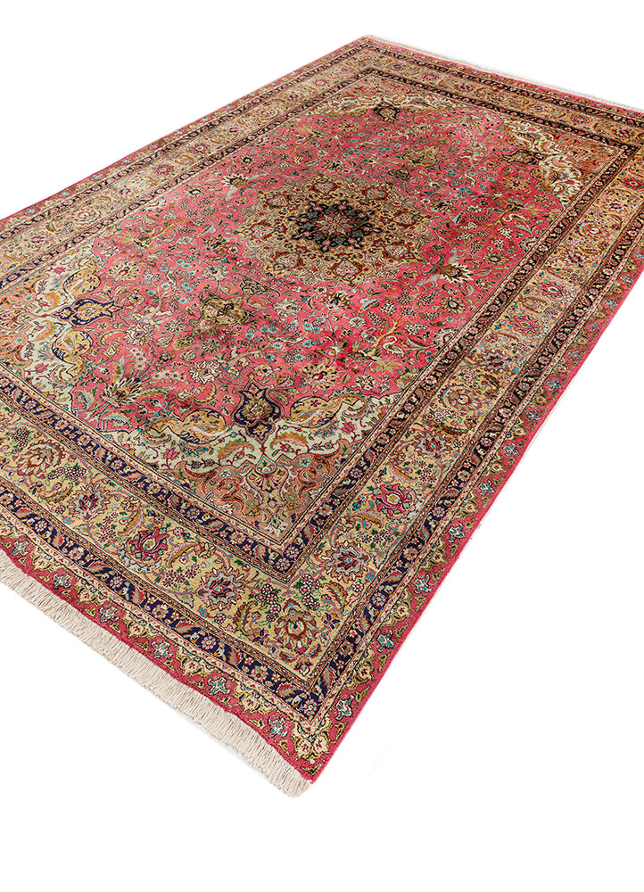 gulmarg blue silk hand knotted Rug - FloorShot