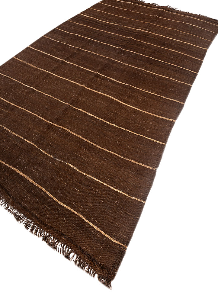nayaab beige and brown jute and hemp flat weaves Rug - FloorShot