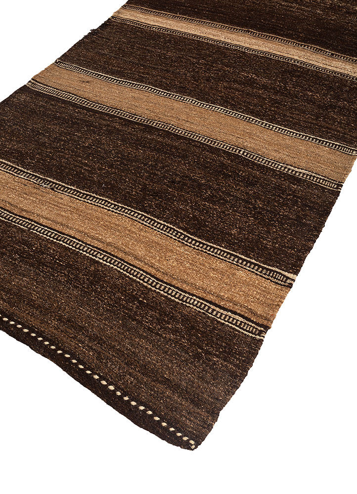nayaab gold jute and hemp flat weaves Rug - FloorShot