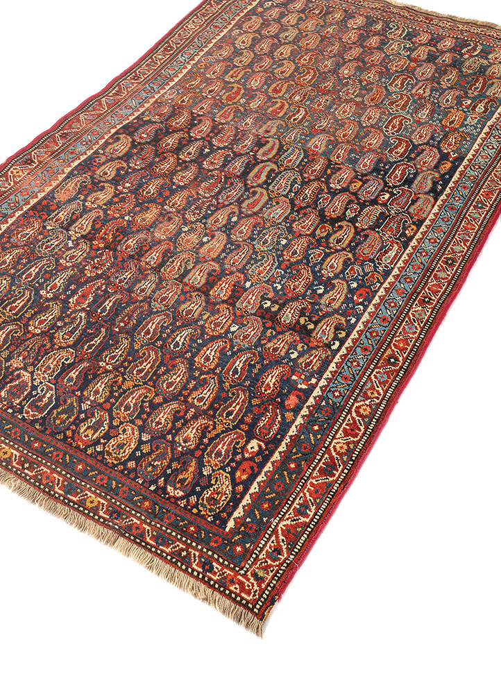 aalam beige and brown wool flat weaves Rug - FloorShot