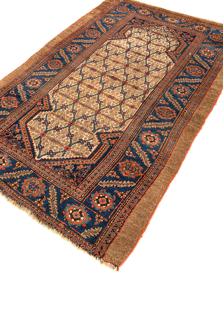 kiaan gold wool hand knotted Rug - FloorShot
