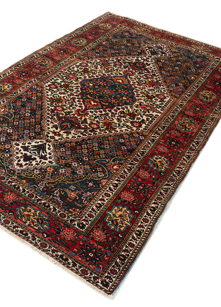 aalam ivory wool hand knotted Rug - FloorShot