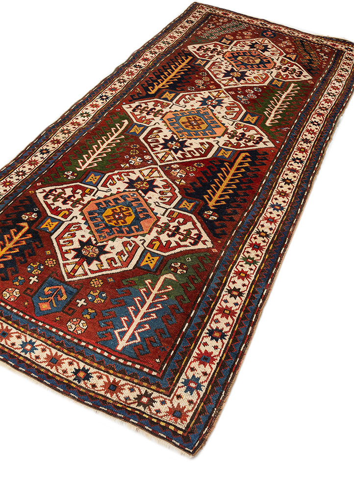 aalam ivory wool hand knotted Rug - FloorShot