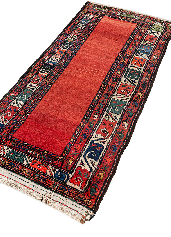 nuray pink and purple wool hand knotted Rug - FloorShot