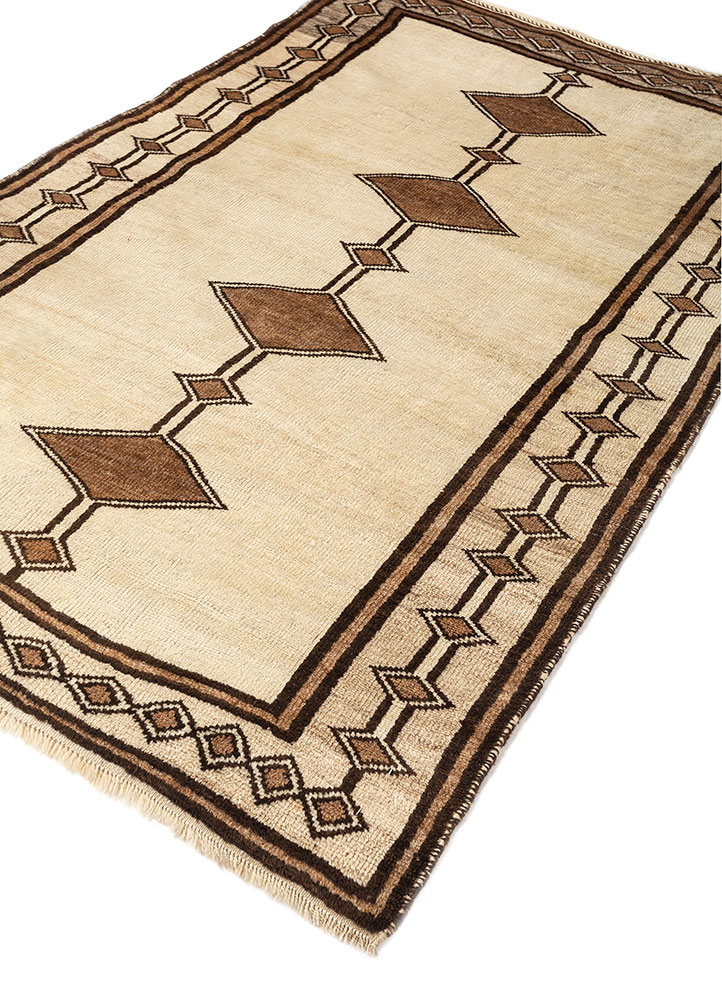 nuray ivory wool hand knotted Rug - FloorShot