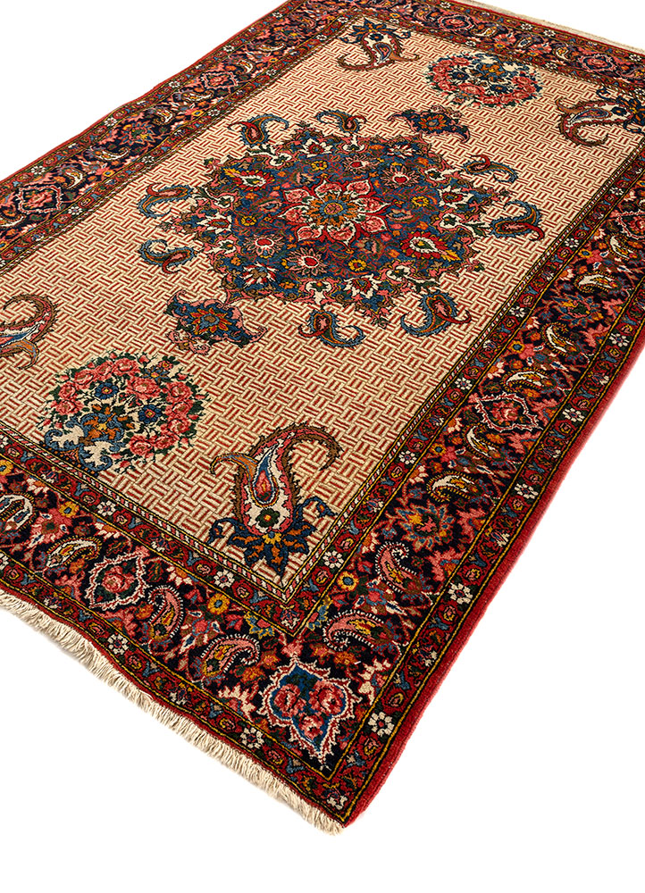 aalam gold wool hand knotted Rug - FloorShot