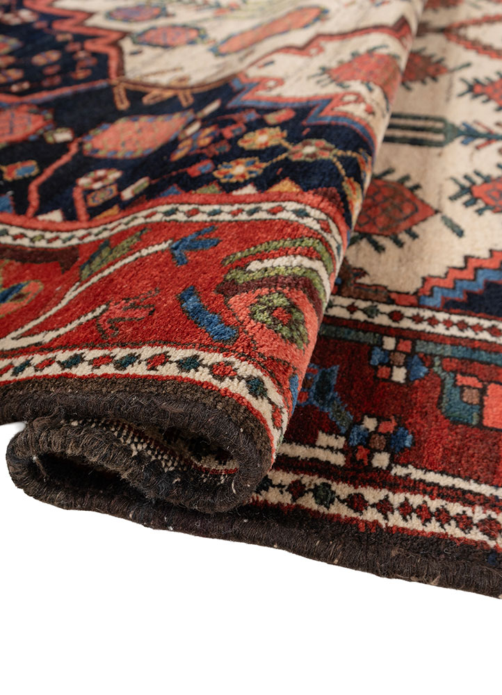 kiaan ivory wool hand knotted Rug - FloorShot