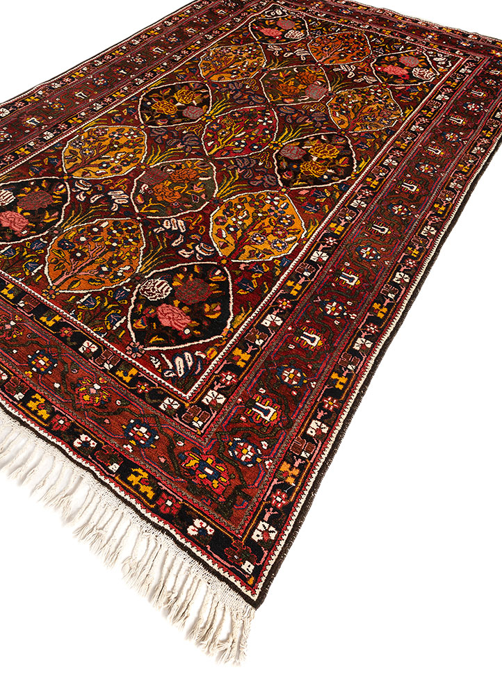 aalam gold wool hand knotted Rug - FloorShot
