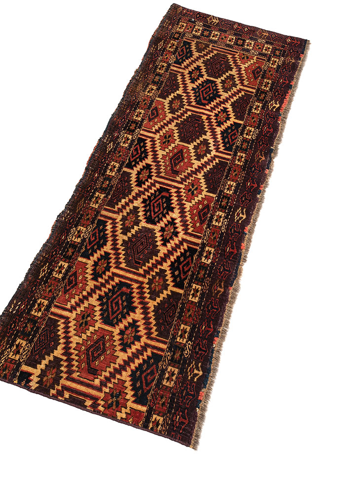kiaan gold wool hand knotted Rug - FloorShot
