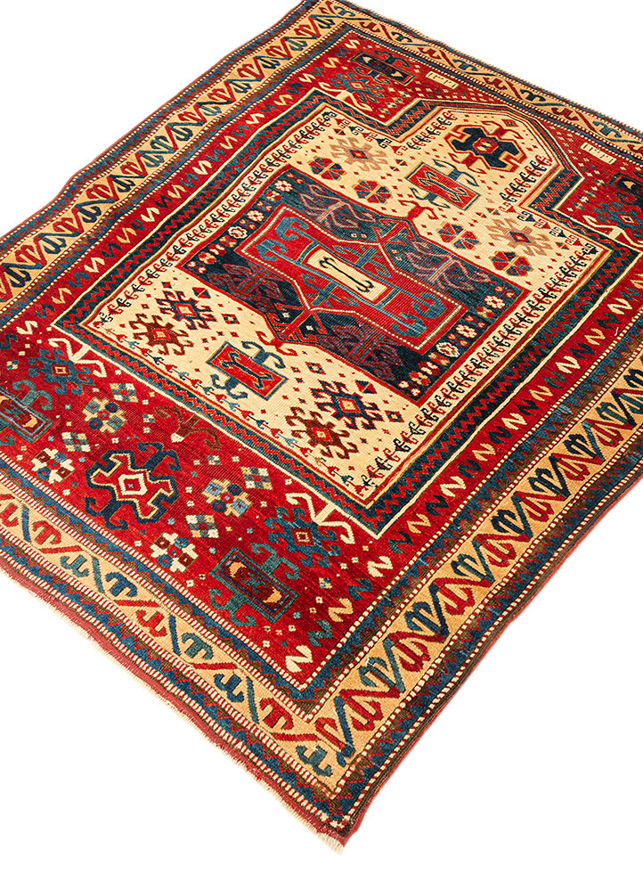 kiaan gold wool hand knotted Rug - FloorShot