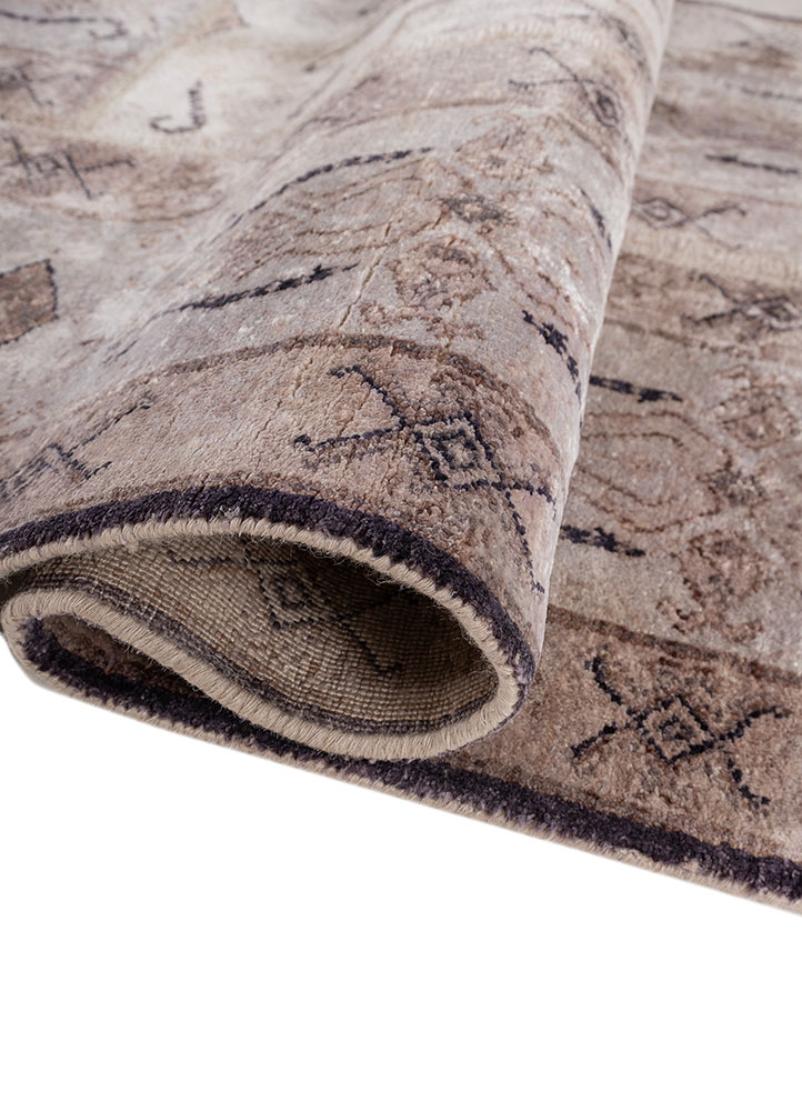 provenance ivory bamboo silk hand knotted Rug - FloorShot