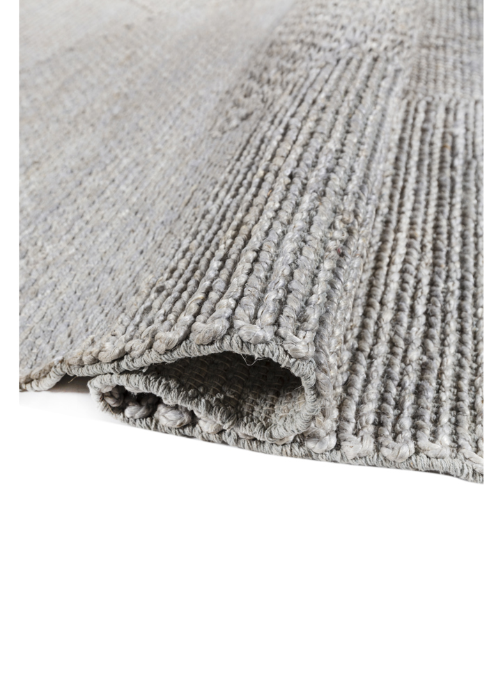 nomadic threads grey and black jute and hemp flat weaves Rug - FloorShot