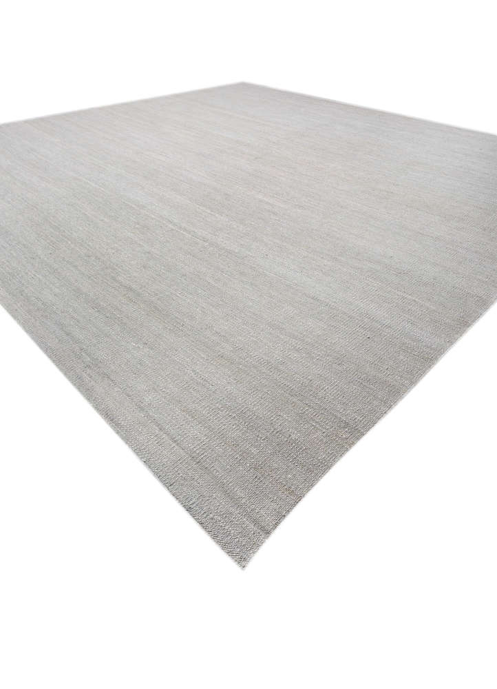 abrash beige and brown jute and hemp flat weaves Rug - FloorShot