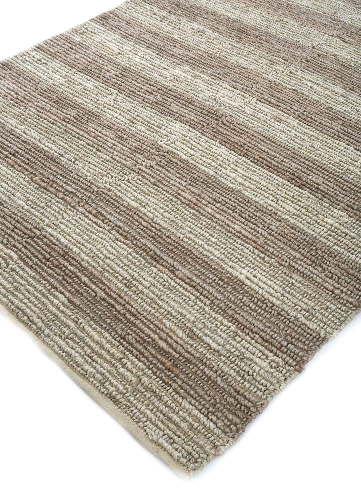 nomadic threads beige and brown jute and hemp flat weaves Rug - FloorShot