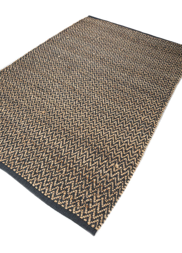 nomadic threads beige and brown jute and hemp flat weaves Rug - FloorShot