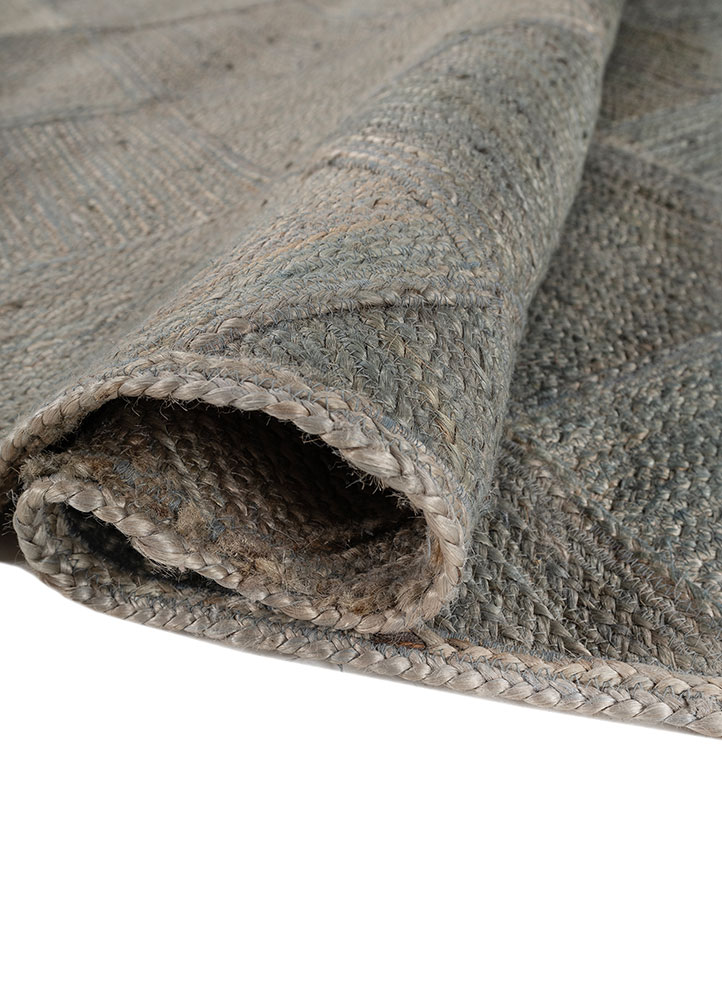 nomadic threads blue jute and hemp flat weaves Rug - FloorShot