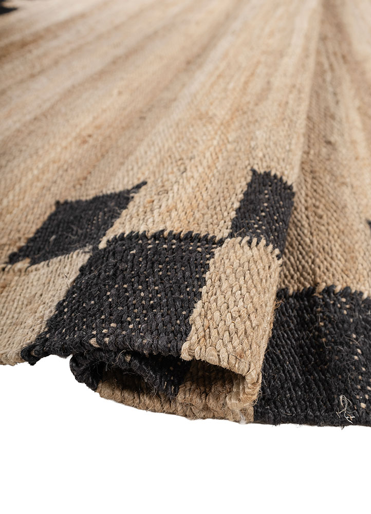 nomadic threads beige and brown jute and hemp flat weaves Rug - FloorShot