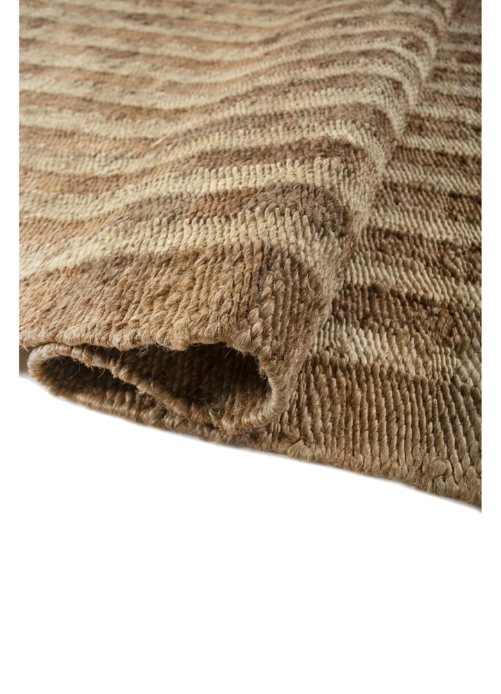nomadic threads beige and brown jute and hemp flat weaves Rug - FloorShot