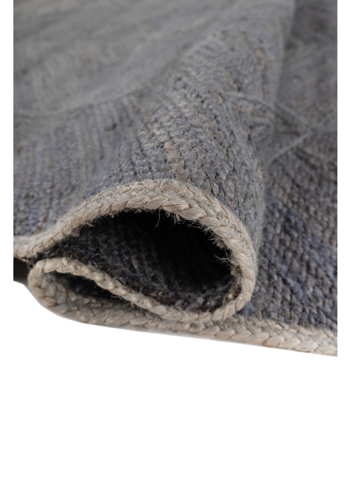nomadic threads blue jute and hemp flat weaves Rug - FloorShot