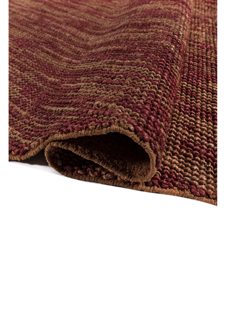 nomadic threads red and orange jute and hemp flat weaves Rug - FloorShot