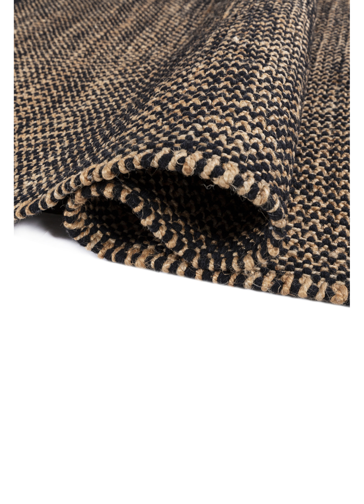 nomadic threads beige and brown jute and hemp flat weaves Rug - FloorShot