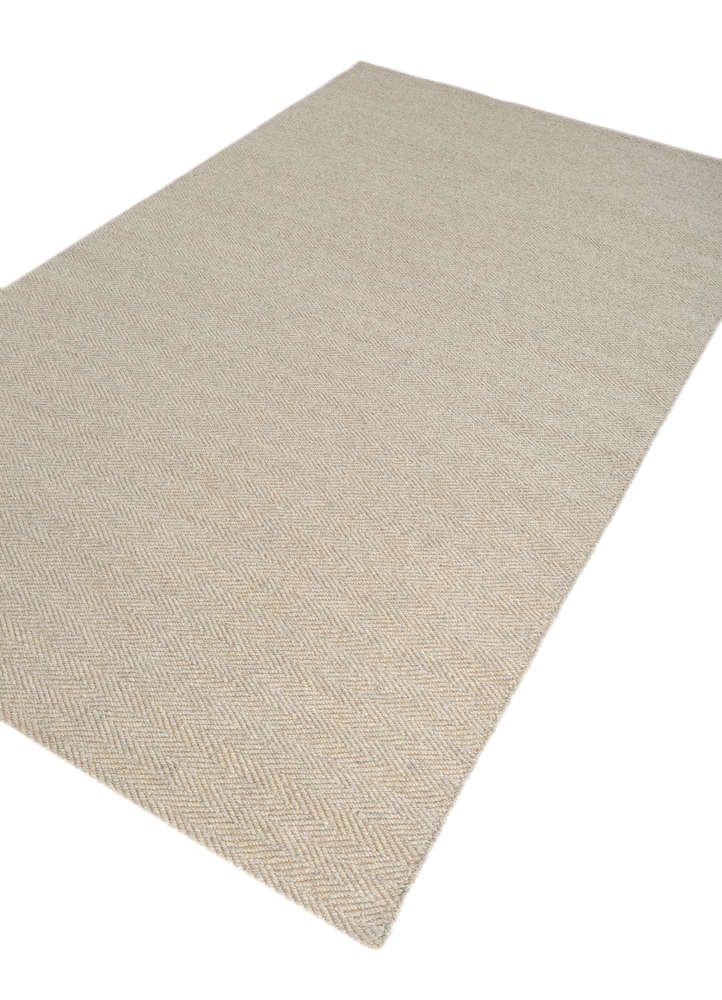 abrash grey and black wool flat weaves Rug - FloorShot