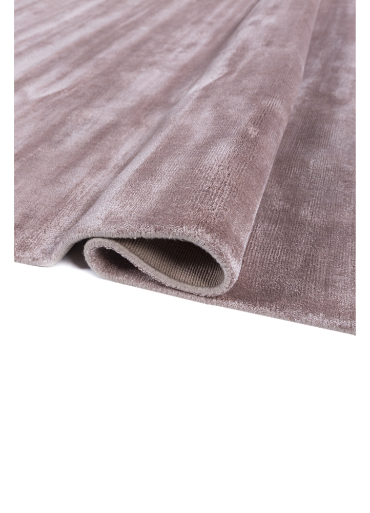 basis pink and purple viscose hand loom Rug - FloorShot