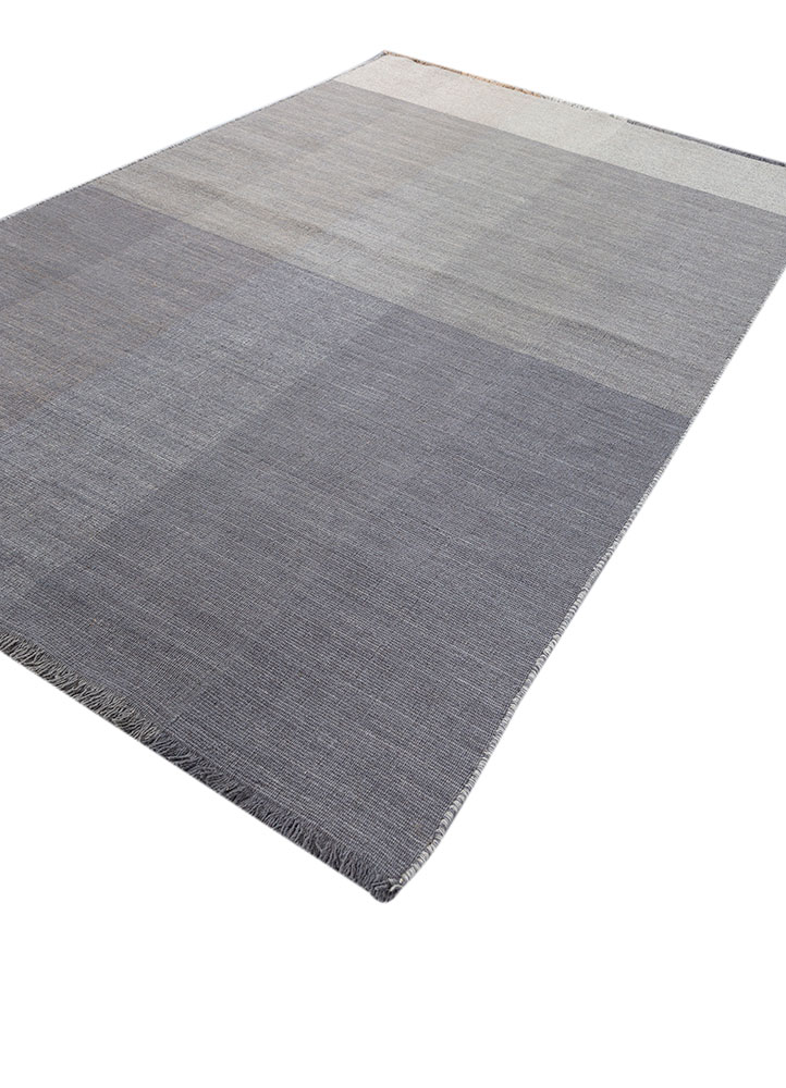 tesoro blue wool hand loom Rug - FloorShot