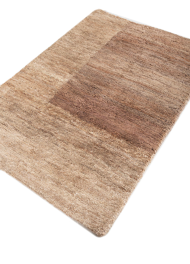 hula beige and brown jute and hemp hand knotted Rug - FloorShot