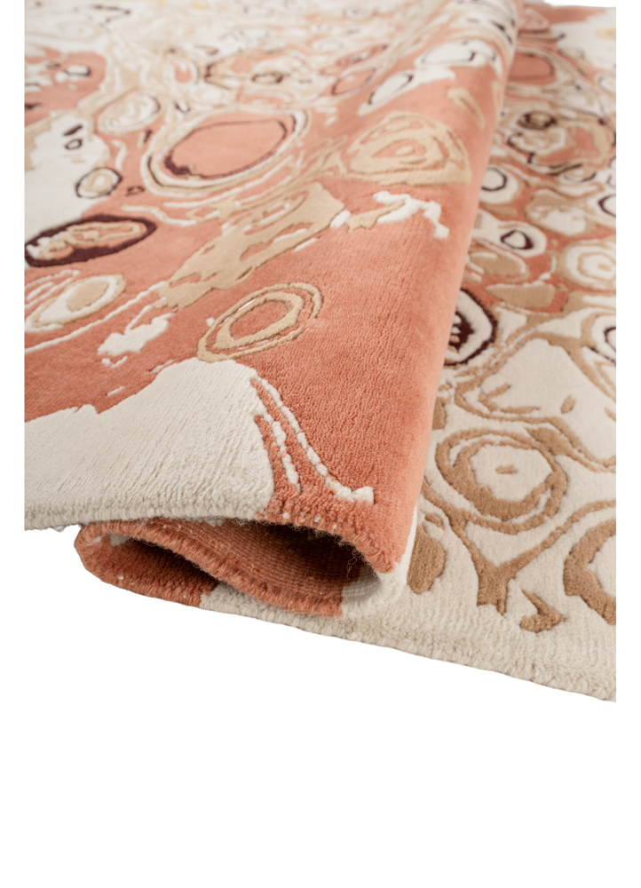 sthir ivory wool hand knotted Rug - FloorShot